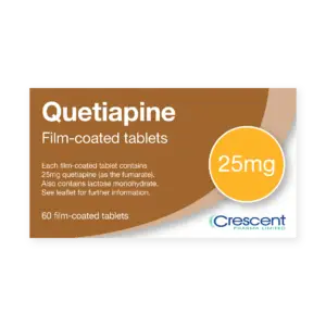Quetiapine 25mg Film-coated Tablets, Crescent Pharmaceuticals, Crescent Pharma, Crescent Medical UK, Crescent Manufacturing, Crescent R&D, Thorpe Laboratoires, Andover Warehouse, Barnsley Warehouse, M&A Pharma, M&A Pharmachem, Archimedis, Uk Generic Medicine, Uk Pharmaceuticals