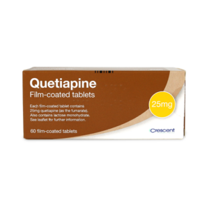 Crescent Pharma Quetiapine 25mg Film-coated Tablets