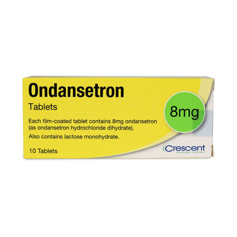 Crescent Pharma Ondansetron 8mg Tablets