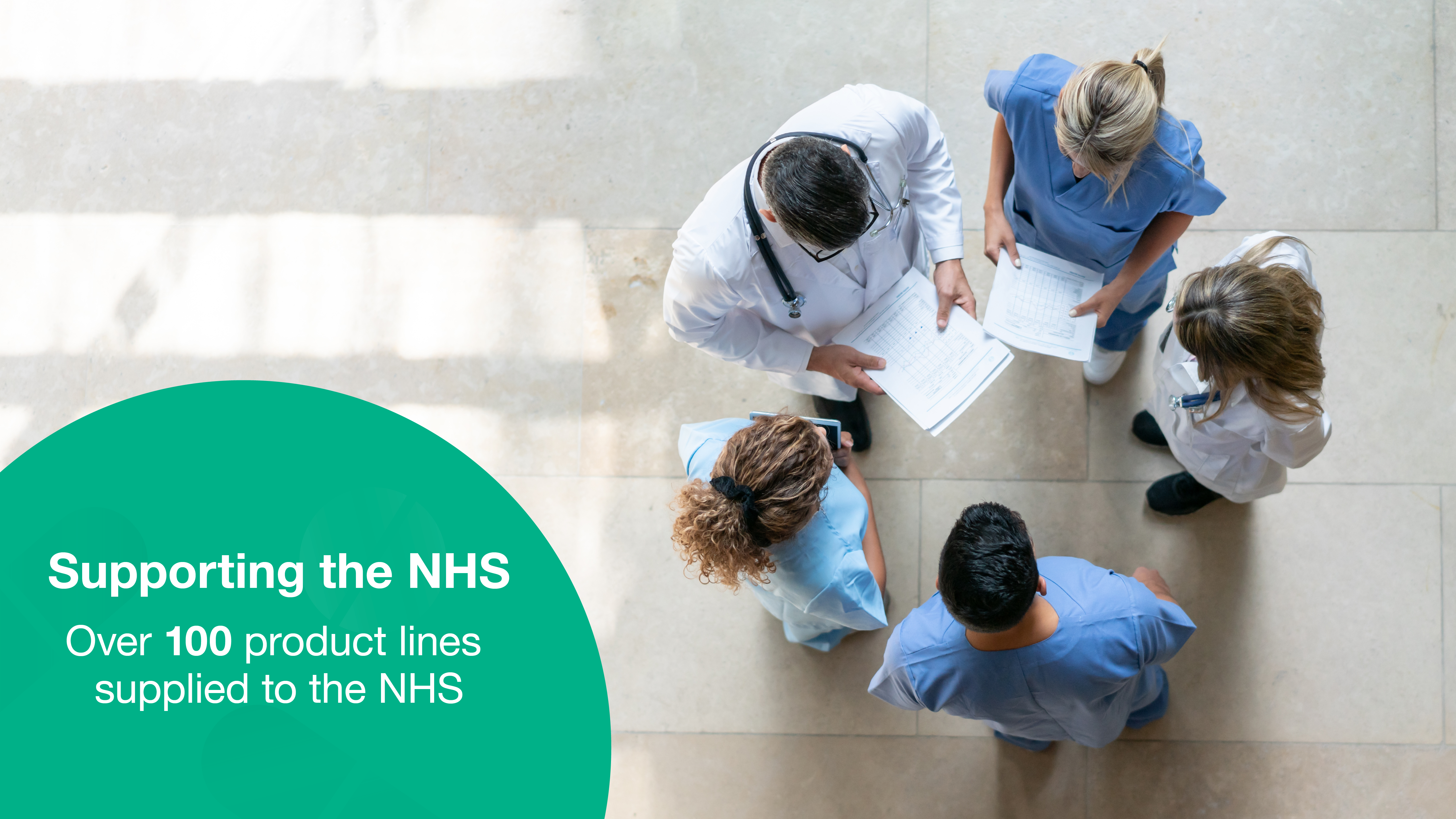 Supporting the NHS, Crescent Pharmaceuticals, Crescent Pharma, Crescent Medical UK, Crescent Manufacturing, Crescent R&D, Thorpe Laboratoires, Andover Warehouse, Barnsley Warehouse