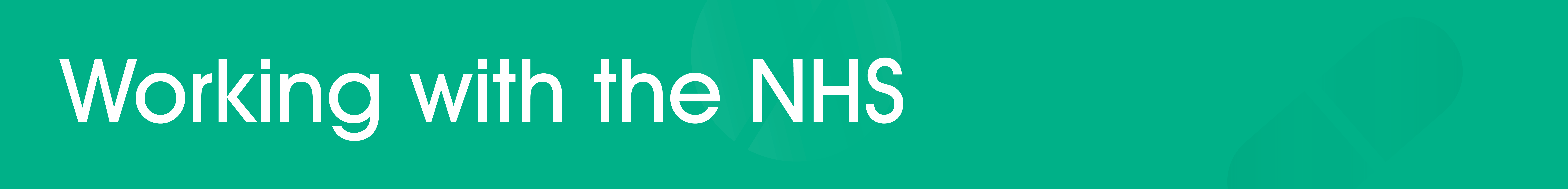 Working with the NHS Crescent Pharma, Crescent Medical UK