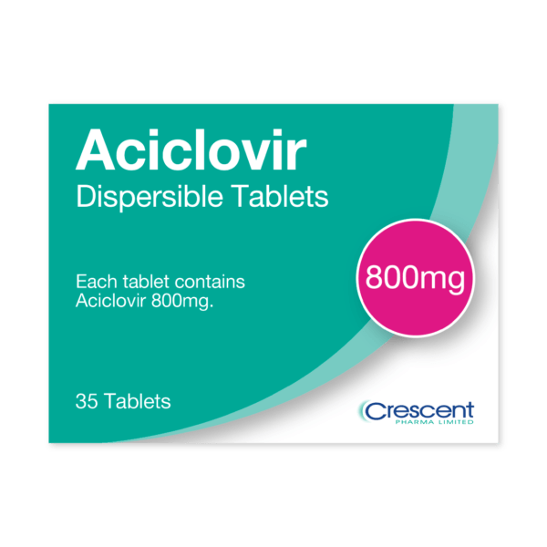 Aciclovir 800mg Dispersible Tablets, Crescent Pharmaceuticals, Crescent Pharma, Crescent Medical UK, Crescent Manufacturing, Crescent R&D, Thorpe Laboratoires, Andover Warehouse, Barnsley Warehouse, M&A Pharma, M&A Pharmachem, Archimedis, Uk Generic Medicine, Uk Pharmaceuticals