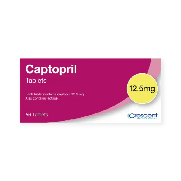 Captopril 12.5mg Tablets, Crescent Pharmaceuticals, Crescent Pharma, Crescent Medical UK, Crescent Manufacturing, Crescent R&D, Thorpe Laboratoires, Andover Warehouse, Barnsley Warehouse, M&A Pharma, M&A Pharmachem, Archimedis, Uk Generic Medicine, Uk Pharmaceuticals