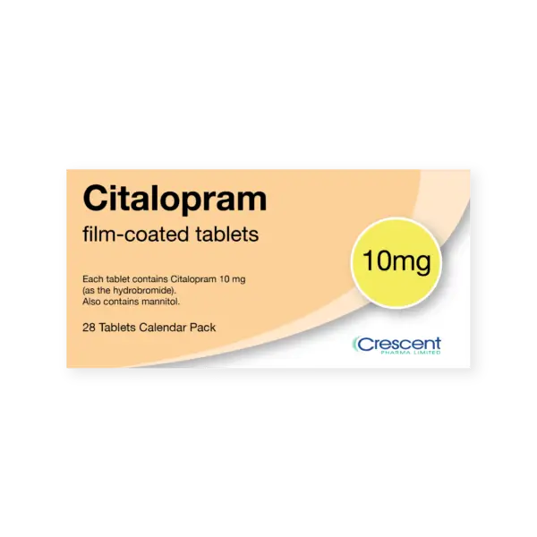 Citalopram 10mg Film-coated Tablets, Crescent Pharmaceuticals, Crescent Pharma, Crescent Medical UK, Crescent Manufacturing, Crescent R&D, Thorpe Laboratoires, Andover Warehouse, Barnsley Warehouse, M&A Pharma, M&A Pharmachem, Archimedis, Uk Generic Medicine, Uk Pharmaceuticals