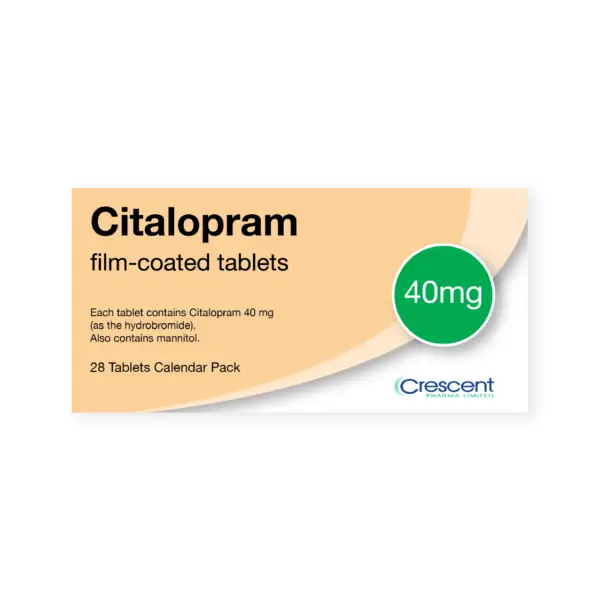Citalopram 40mg Film-coated Tablets, Crescent Pharmaceuticals, Crescent Pharma, Crescent Medical UK, Crescent Manufacturing, Crescent R&D, Thorpe Laboratoires, Andover Warehouse, Barnsley Warehouse, M&A Pharma, M&A Pharmachem, Archimedis, Uk Generic Medicine, Uk Pharmaceuticals