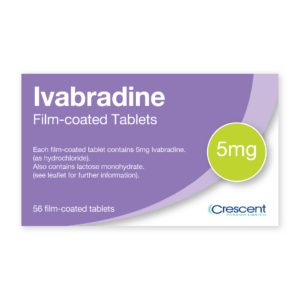 Ivabradine 5mg Film-coated Tablets, Crescent Pharmaceuticals, Crescent Pharma, Crescent Medical UK, Crescent Manufacturing, Crescent R&D, Thorpe Laboratoires, Andover Warehouse, Barnsley Warehouse, M&A Pharma, M&A Pharmachem, Archimedis, Uk Generic Medicine, Uk Pharmaceuticals