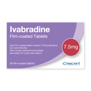 Ivabradine 5mg Film-coated Tablets, Crescent Pharmaceuticals, Crescent Pharma, Crescent Medical UK, Crescent Manufacturing, Crescent R&D, Thorpe Laboratoires, Andover Warehouse, Barnsley Warehouse, M&A Pharma, M&A Pharmachem, Archimedis, Uk Generic Medicine, Uk Pharmaceuticals