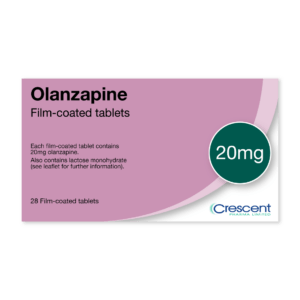 Olanzapine 20mg Film-coated Tablets, Crescent Pharmaceuticals, Crescent Pharma, Crescent Medical UK, Crescent Manufacturing, Crescent R&D, Thorpe Laboratoires, Andover Warehouse, Barnsley Warehouse, M&A Pharma, M&A Pharmachem, Archimedis, Uk Generic Medicine, Uk Pharmaceuticals