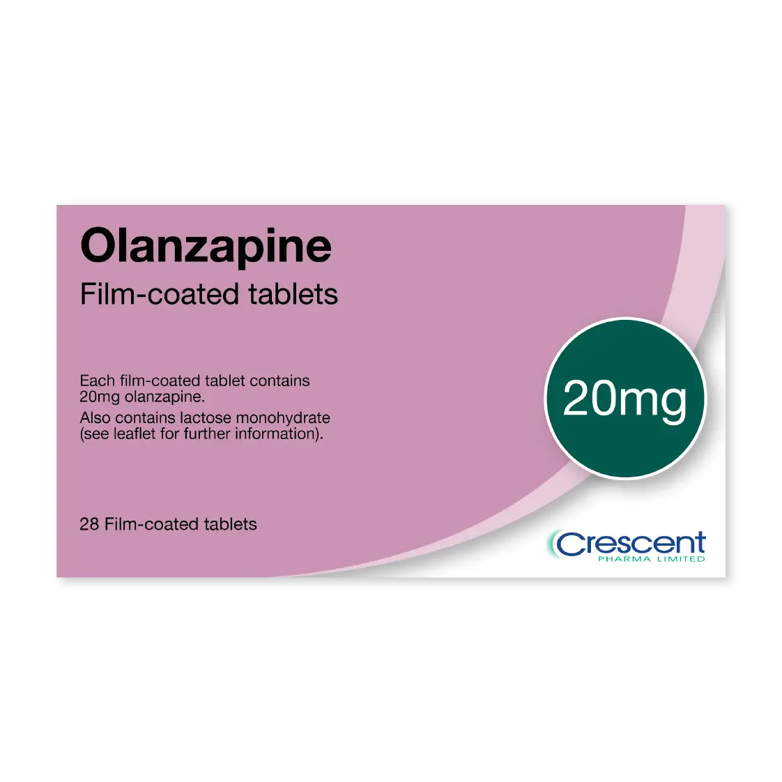 Olanzapine 20mg Film-coated Tablets, Crescent Pharmaceuticals, Crescent Pharma, Crescent Medical UK, Crescent Manufacturing, Crescent R&D, Thorpe Laboratoires, Andover Warehouse, Barnsley Warehouse, M&A Pharma, M&A Pharmachem, Archimedis, Uk Generic Medicine, Uk Pharmaceuticals