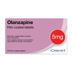 Olanzapine 5mg Film-coated Tablets, Crescent Pharmaceuticals, Crescent Pharma, Crescent Medical UK, Crescent Manufacturing, Crescent R&D, Thorpe Laboratoires, Andover Warehouse, Barnsley Warehouse, M&A Pharma, M&A Pharmachem, Archimedis, Uk Generic Medicine, Uk Pharmaceuticals