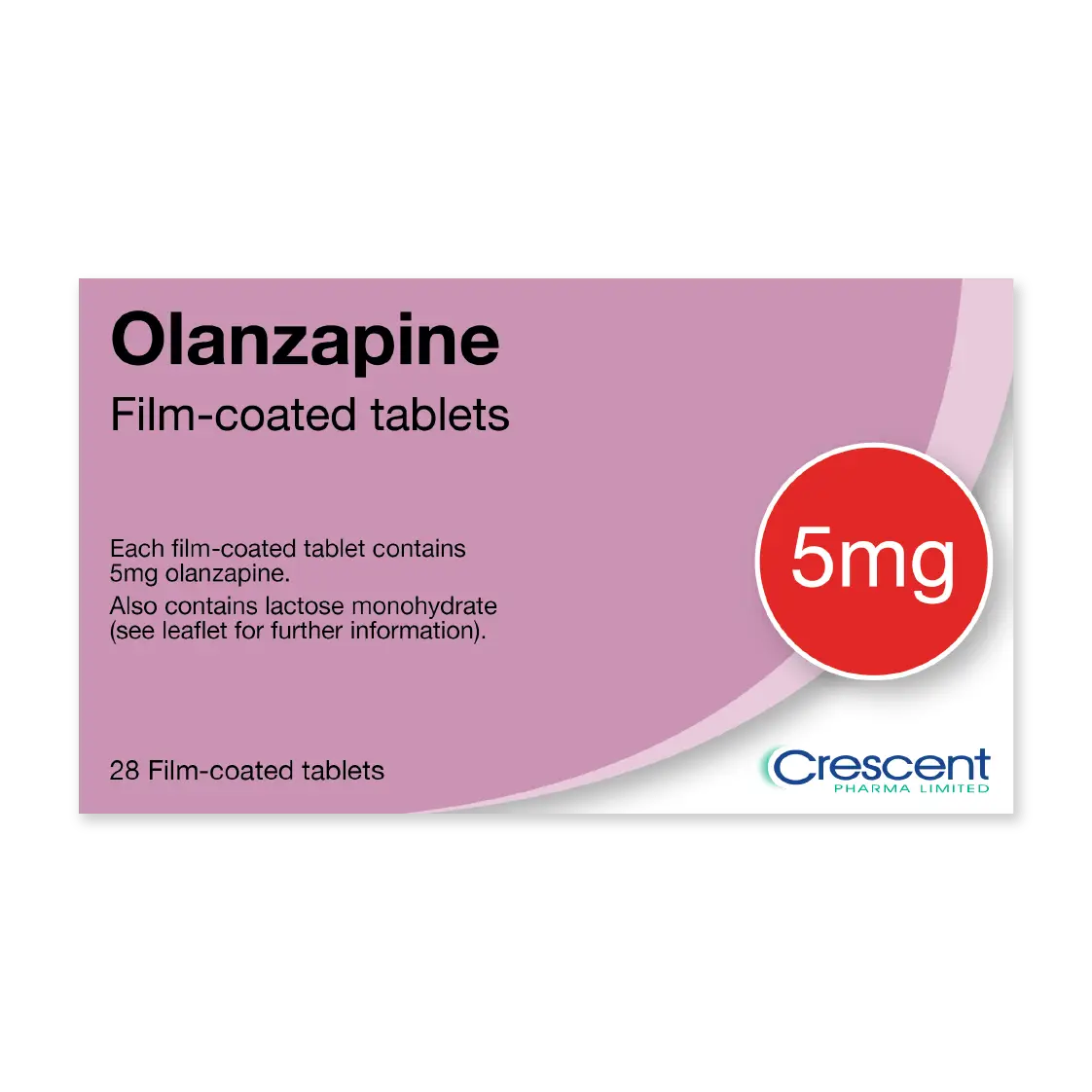 Olanzapine 5mg Film-coated Tablets, Crescent Pharmaceuticals, Crescent Pharma, Crescent Medical UK, Crescent Manufacturing, Crescent R&D, Thorpe Laboratoires, Andover Warehouse, Barnsley Warehouse, M&A Pharma, M&A Pharmachem, Archimedis, Uk Generic Medicine, Uk Pharmaceuticals