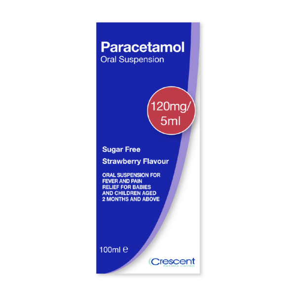 Paracetamol 120mg,5ml Oral Suspension_100ml, Crescent Pharmaceuticals, Crescent Pharma, Crescent Medical UK, Crescent Manufacturing, Crescent R&D, Thorpe Laboratoires, Andover Warehouse, Barnsley Warehouse, M&A Pharma, M&A Pharmachem, Archimedis, Uk Generic Medicine, Uk Pharmaceuticals