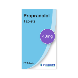 Propranolol 40mg Tablets_Pot, Crescent Pharmaceuticals, Crescent Pharma, Crescent Medical UK, Crescent Manufacturing, Crescent R&D, Thorpe Laboratoires, Andover Warehouse, Barnsley Warehouse, M&A Pharma, M&A Pharmachem, Archimedis, Uk Generic Medicine, Uk Pharmaceuticals