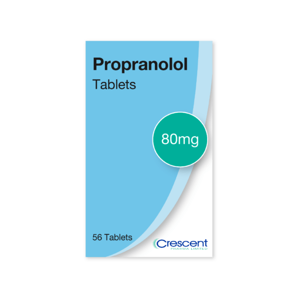 Propranolol 80mg Tablets_Pot, Crescent Pharmaceuticals, Crescent Pharma, Crescent Medical UK, Crescent Manufacturing, Crescent R&D, Thorpe Laboratoires, Andover Warehouse, Barnsley Warehouse, M&A Pharma, M&A Pharmachem, Archimedis, Uk Generic Medicine, Uk Pharmaceuticals