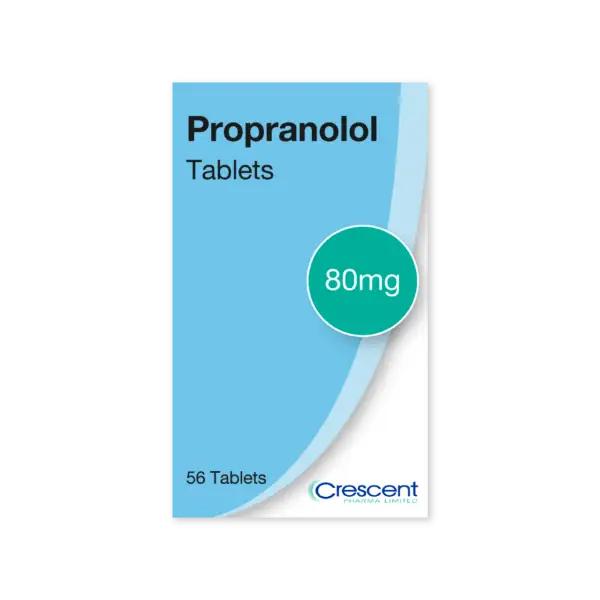 Propranolol 80mg Tablets_Pot, Crescent Pharmaceuticals, Crescent Pharma, Crescent Medical UK, Crescent Manufacturing, Crescent R&D, Thorpe Laboratoires, Andover Warehouse, Barnsley Warehouse, M&A Pharma, M&A Pharmachem, Archimedis, Uk Generic Medicine, Uk Pharmaceuticals