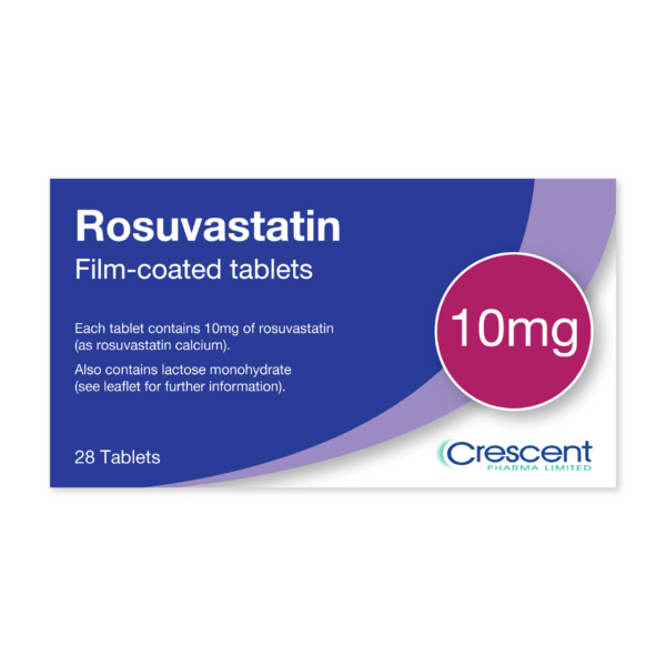 Rosuvastatin 10mg Film-coated Tablets, Crescent Pharmaceuticals, Crescent Pharma, Crescent Medical UK, Crescent Manufacturing, Crescent R&D, Thorpe Laboratoires, Andover Warehouse, Barnsley Warehouse, M&A Pharma, M&A Pharmachem, Archimedis, Uk Generic Medicine, Uk Pharmaceuticals