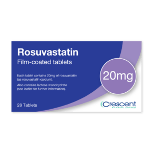 Rosuvastatin 20mg Film-coated Tablets, Crescent Pharmaceuticals, Crescent Pharma, Crescent Medical UK, Crescent Manufacturing, Crescent R&D, Thorpe Laboratoires, Andover Warehouse, Barnsley Warehouse, M&A Pharma, M&A Pharmachem, Archimedis, Uk Generic Medicine, Uk Pharmaceuticals