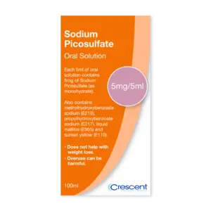 Sodium Picosulfate 5mg,5ml Oral Solution_100ml, Crescent Pharmaceuticals, Crescent Pharma, Crescent Medical UK, Crescent Manufacturing, Crescent R&D, Thorpe Laboratoires, Andover Warehouse, Barnsley Warehouse, M&A Pharma, M&A Pharmachem, Archimedis, Uk Generic Medicine, Uk Pharmaceuticals