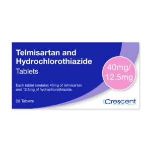 Telmisartan and Hydrochlorothiazide 40mg,12.5mg Tablets, Crescent Pharmaceuticals, Crescent Pharma, Crescent Medical UK, Crescent Manufacturing, Crescent R&D, Thorpe Laboratoires, Andover Warehouse, Barnsley Warehouse, M&A Pharma, M&A Pharmachem, Archimedis, Uk Generic Medicine, Uk Pharmaceuticals