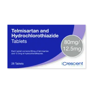 Telmisartan and Hydrochlorothiazide 80mg,12.5mg Tablets, Crescent Pharmaceuticals, Crescent Pharma, Crescent Medical UK, Crescent Manufacturing, Crescent R&D, Thorpe Laboratoires, Andover Warehouse, Barnsley Warehouse, M&A Pharma, M&A Pharmachem, Archimedis, Uk Generic Medicine, Uk Pharmaceuticals