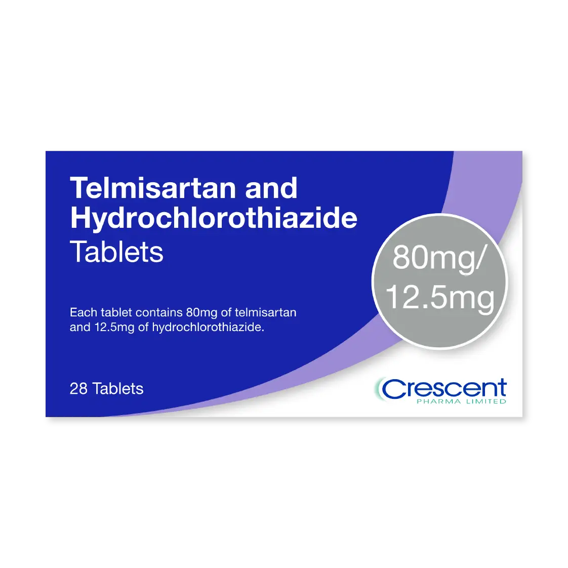 Telmisartan and Hydrochlorothiazide 80mg,12.5mg Tablets, Crescent Pharmaceuticals, Crescent Pharma, Crescent Medical UK, Crescent Manufacturing, Crescent R&D, Thorpe Laboratoires, Andover Warehouse, Barnsley Warehouse, M&A Pharma, M&A Pharmachem, Archimedis, Uk Generic Medicine, Uk Pharmaceuticals
