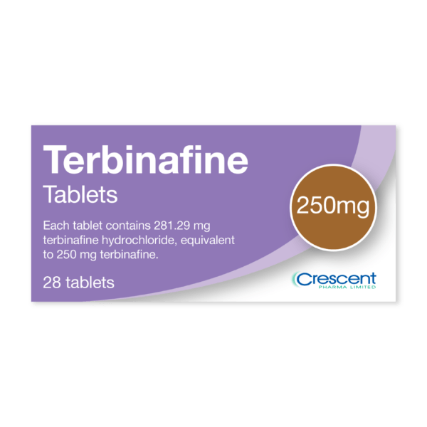 Terbinafine 250mg Tablets, Crescent Pharmaceuticals, Crescent Pharma, Crescent Medical UK, Crescent Manufacturing, Crescent R&D, Thorpe Laboratoires, Andover Warehouse, Barnsley Warehouse, M&A Pharma, M&A Pharmachem, Archimedis, Uk Generic Medicine, Uk Pharmaceuticals