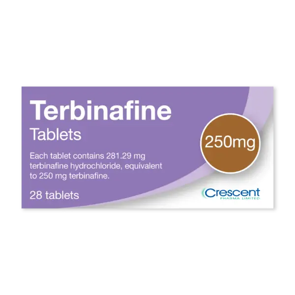 Terbinafine 250mg Tablets, Crescent Pharmaceuticals, Crescent Pharma, Crescent Medical UK, Crescent Manufacturing, Crescent R&D, Thorpe Laboratoires, Andover Warehouse, Barnsley Warehouse, M&A Pharma, M&A Pharmachem, Archimedis, Uk Generic Medicine, Uk Pharmaceuticals