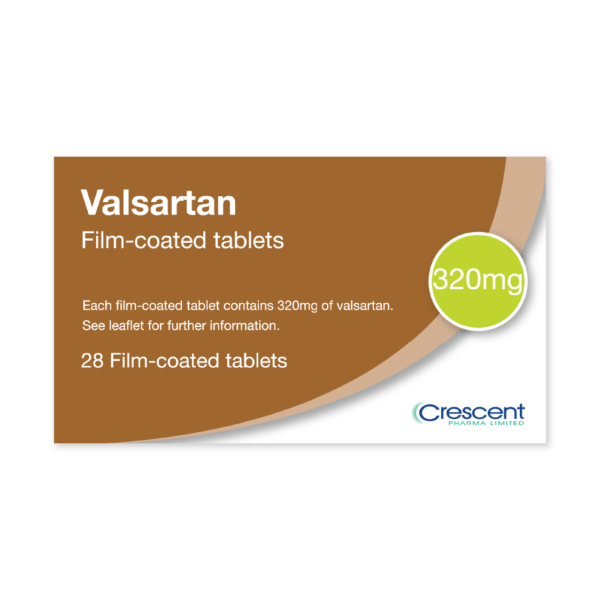 Valsartan 320mg Film-coated tablets, Crescent Pharmaceuticals, Crescent Pharma, Crescent Medical UK, Crescent Manufacturing, Crescent R&D, Thorpe Laboratoires, Andover Warehouse, Barnsley Warehouse, M&A Pharma, M&A Pharmachem, Archimedis, Uk Generic Medicine, Uk Pharmaceuticals