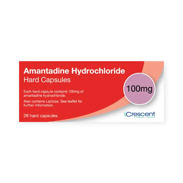 Amantadine 100mg Hard Capsules, Crescent Pharmaceuticals, Crescent Pharma, Crescent Medical UK, Crescent Manufacturing, Crescent R&D, Thorpe Laboratoires, Andover Warehouse, Barnsley Warehouse, M&A Pharma, M&A Pharmachem, Archimedis, Uk Generic Medicine, Uk Pharmaceuticals