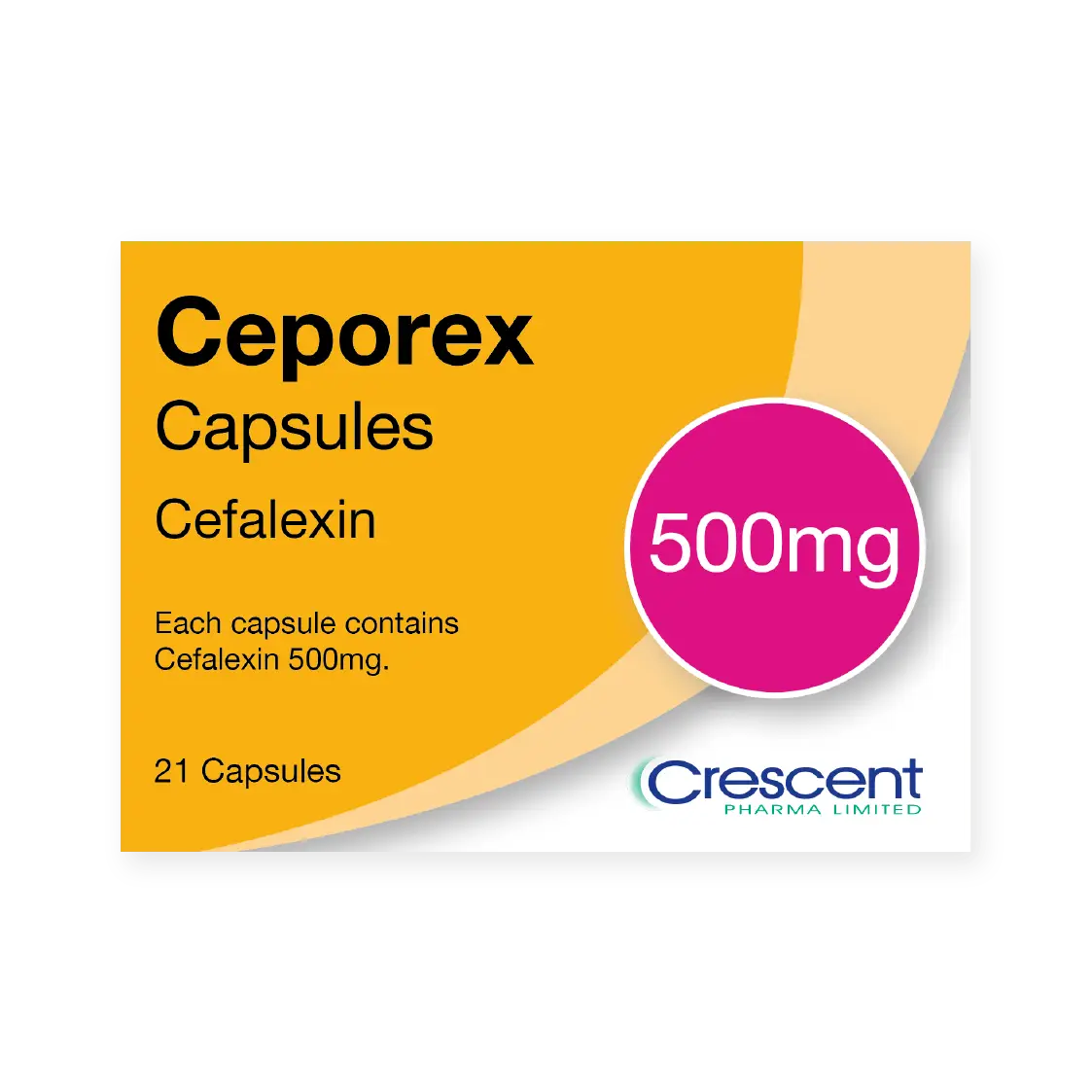 Ceproex 500mg Capsules, Crescent Pharmaceuticals, Crescent Pharma, Crescent Medical UK, Crescent Manufacturing, Crescent R&D, Thorpe Laboratoires, Andover Warehouse, Barnsley Warehouse, M&A Pharma, M&A Pharmachem, Archimedis, Uk Generic Medicine, Uk Pharmaceuticals