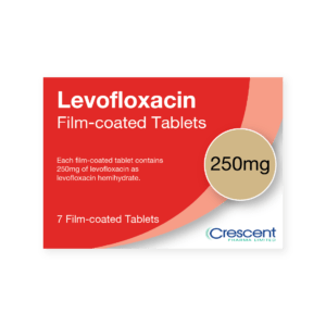 Levofloxacin 250mg Film-coated Tablets, Crescent Pharmaceuticals, Crescent Pharma, Crescent Medical UK, Crescent Manufacturing, Crescent R&D, Thorpe Laboratoires, Andover Warehouse, Barnsley Warehouse, M&A Pharma, M&A Pharmachem, Archimedis, Uk Generic Medicine, Uk Pharmaceuticals
