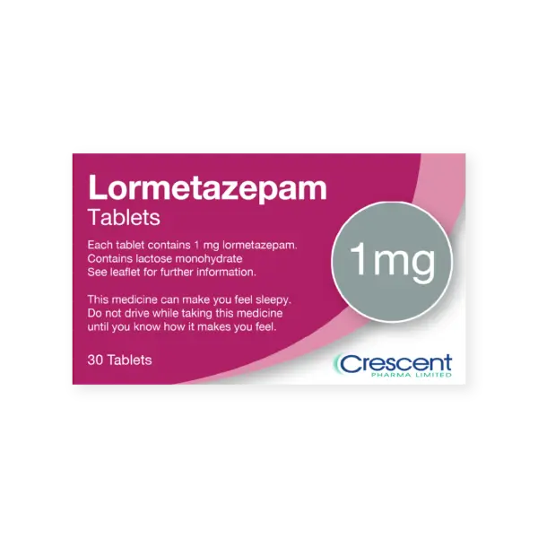 Lormetazepam 1mg Tablets, Crescent Pharmaceuticals, Crescent Pharma, Crescent Medical UK, Crescent Manufacturing, Crescent R&D, Thorpe Laboratoires, Andover Warehouse, Barnsley Warehouse, M&A Pharma, M&A Pharmachem, Archimedis, Uk Generic Medicine, Uk Pharmaceuticals