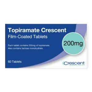 Topiramate 200mg Film-coated Tablets, Crescent Pharmaceuticals, Crescent Pharma, Crescent Medical UK, Crescent Manufacturing, Crescent R&D, Thorpe Laboratoires, Andover Warehouse, Barnsley Warehouse, M&A Pharma, M&A Pharmachem, Archimedis, Uk Generic Medicine, Uk Pharmaceuticals