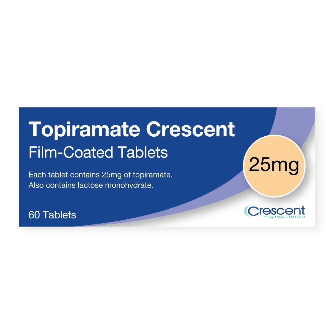 Topiramate 25mg Film-coated Tablets, Crescent Pharmaceuticals, Crescent Pharma, Crescent Medical UK, Crescent Manufacturing, Crescent R&D, Thorpe Laboratoires, Andover Warehouse, Barnsley Warehouse, M&A Pharma, M&A Pharmachem, Archimedis, Uk Generic Medicine, Uk Pharmaceuticals