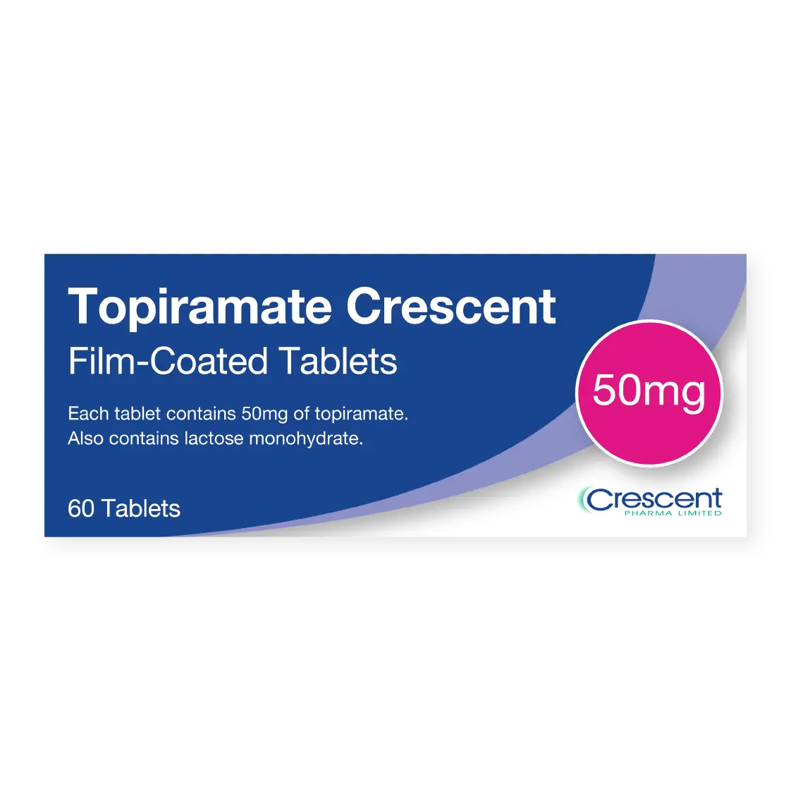 Topiramate 50mg Film-coated Tablets, Crescent Pharmaceuticals, Crescent Pharma, Crescent Medical UK, Crescent Manufacturing, Crescent R&D, Thorpe Laboratoires, Andover Warehouse, Barnsley Warehouse, M&A Pharma, M&A Pharmachem, Archimedis, Uk Generic Medicine, Uk Pharmaceuticals