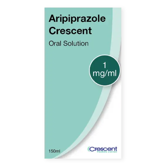 Aripiprazole Crescent 1mg/ml Oral Solution, Crescent Pharmaceuticals, Crescent Pharma, Crescent Medical UK, Crescent Manufacturing, Crescent R&D, Thorpe Laboratoires, Andover Warehouse, Barnsley Warehouse, M&A Pharma, M&A Pharmachem, Archimedis, Uk Generic Medicine, Uk Pharmaceuticals