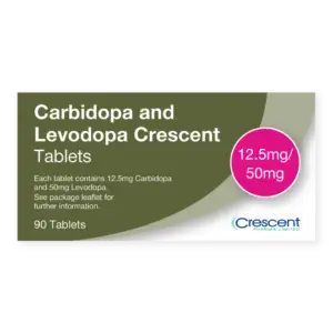 Carbidopa and Levodopa Crescent 12.5mg/50mg Tablets, Crescent Pharmaceuticals, Crescent Pharma, Crescent Medical UK, Crescent Manufacturing, Crescent R&D, Thorpe Laboratoires, Andover Warehouse, Barnsley Warehouse, M&A Pharma, M&A Pharmachem, Archimedis, Uk Generic Medicine, Uk Pharmaceuticals