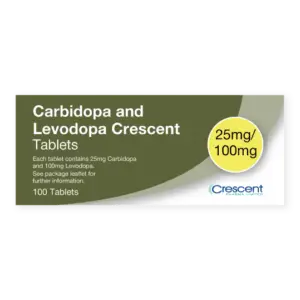 Carbidopa and Levodopa Crescent 25mg/100mg Tablets, Crescent Pharmaceuticals, Crescent Pharma, Crescent Medical UK, Crescent Manufacturing, Crescent R&D, Thorpe Laboratoires, Andover Warehouse, Barnsley Warehouse, M&A Pharma, M&A Pharmachem, Archimedis, Uk Generic Medicine, Uk Pharmaceuticals