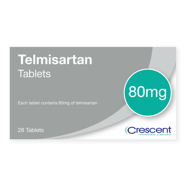 Telmisar Generic Telmisartan 80mg Tablets – Crescent Pharma